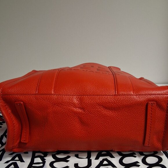 Marc Jacobs The Medium Tote Bag Red Leather - Picture 10 of 10